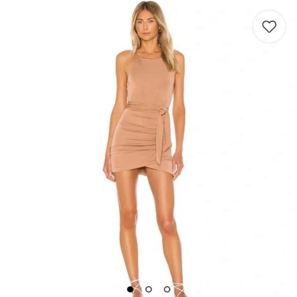 Lovers & Friends Size XS Tawny Brown Spaghetti Strap Robin Bodycon Mini Dress